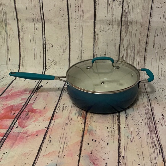 The Pioneer Woman Jumbo Cooker - Ombré Teal - Picture 1 of 8